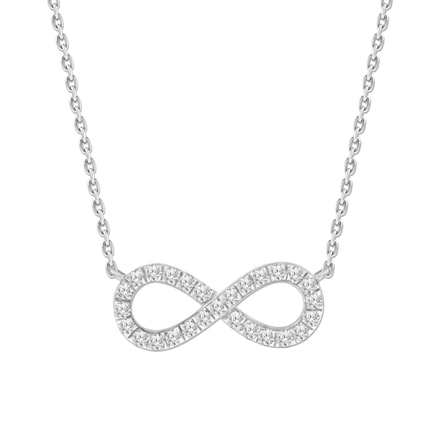 Diamond Infinity Necklace