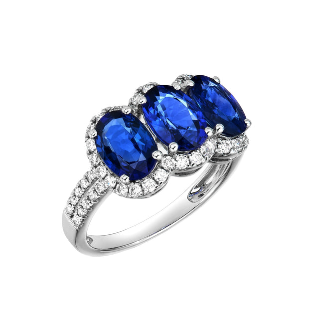 Azure Blue Sapphire Ring