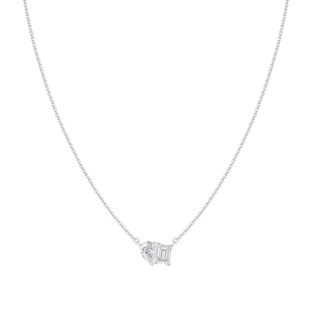 Floating Diamond Necklace