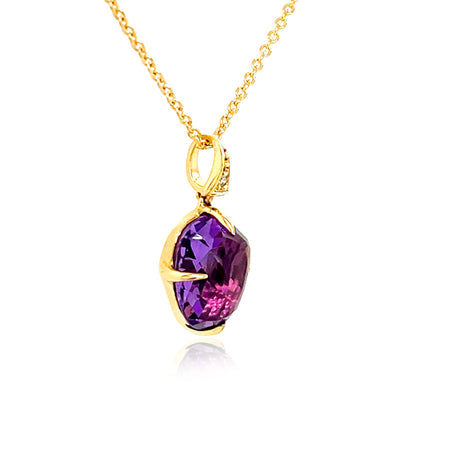 Amethyst Sugar Loaf Necklace