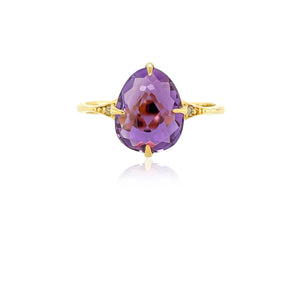 Amethyst Sugar Loaf Ring