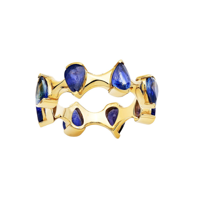 Arles Band in Blue Sapphire