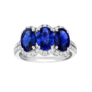 Azure Blue Sapphire Ring