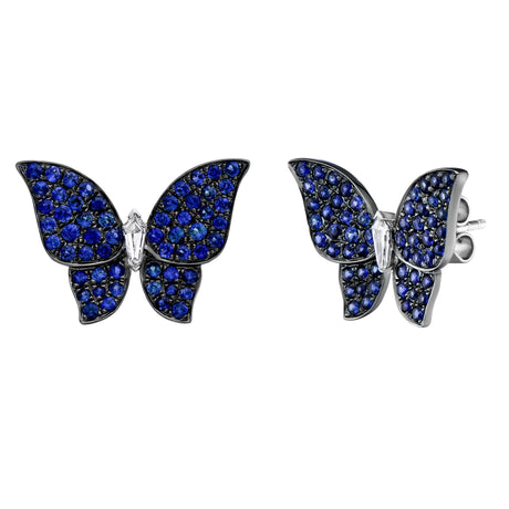 Morphia Blue Sapphire Earrings