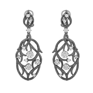 Sable Noir Dalros Drop Earrings