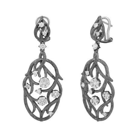 Sable Noir Dalros Drop Earrings