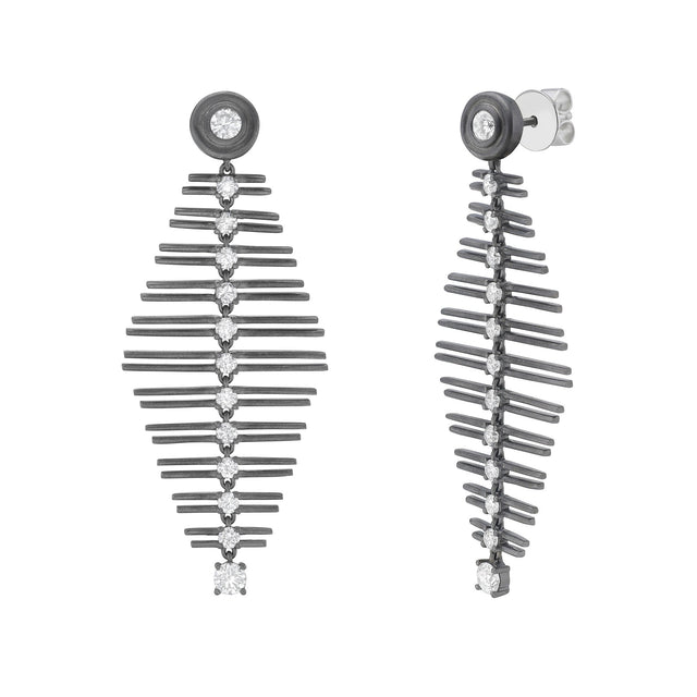 Sable Noir Rakel Chandelier Earrings