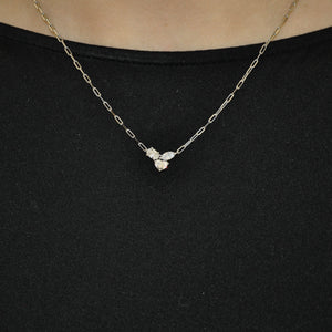 Saskia Diamond Pendant Necklace