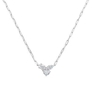 Saskia Diamond Pendant Necklace