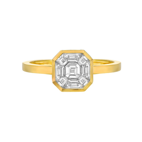 Solaire Levant Solitaire Diamond Ring